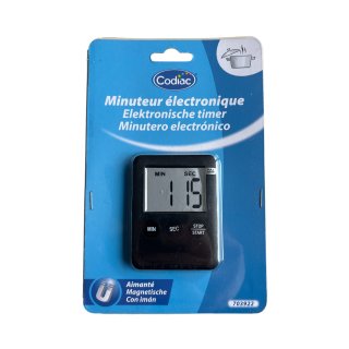Codiac elektrischer Timer, magnetisch, Kurzzeitmesser digital, Eieruhr, Wecker, Stoppuhr