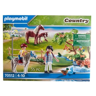 PLAYMOBIL Country Fröhlicher Ponyausflug, Ab 4 Jahren - Nr.:  70512