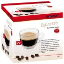 Scanpart Espressotassenset, 2 Espressotassen mit Untertassen, aus Glas, Nr. 2700000074