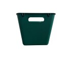 Keeeper Aufbewahrungsbox Lotta, 12L, Lifestyle-Box, ca. 35,5 x 23,5 x 20 cm, Dunkelgrün
