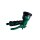 Meistercraft Handbrause 8 Funktionen, Gartenbrause, Spritzpistole 4-tlg., Gartenschlauch Zubehör, Adapter