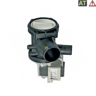 Ablaufpumpe mit Pumpenstutzen und Filter, Pumpe passend für Bosch Siemens 141120, 142184, 141283