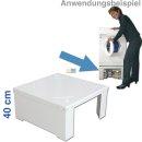 Europart Twister Unterbausockel 40 cm hoch universell verwendbar für Waschmaschine und Trockner