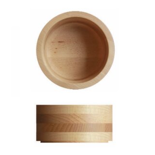 Philip Kenny - Salatschüssel aus Buche Holz - Servierschale Ø 19cm