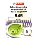 EROSKI 5 x Staubsaugerbeutel + 1 Filter passend für...
