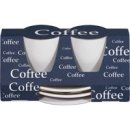 Kaffeetasse, Tasse weiß, Porzelan 2er Set passend für Senseo Maschinen, spülmaschinenfest
