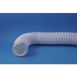 daniplus© Abluftschlauch PVC flexibel Ø 125 / 127 mm, 6 m z.B. für Klimaanlagen, Wäschetrockner, Abzugshaube