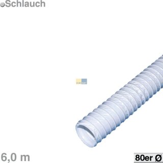 Abluftschlauch PVC flexibel 5 Meter Ø 100 mm Klimaanlage Abzugshaube  Trockner