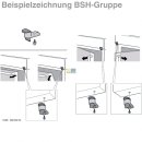 Bosch Siemens Balay Constructa Neff Kindersicherung für die Backofentür, Türsicherung - Nr. 612594