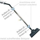 daniplus© Staubsaugerschlauch, Schlauch für Staubsauger passend Bosch Siemens 450759